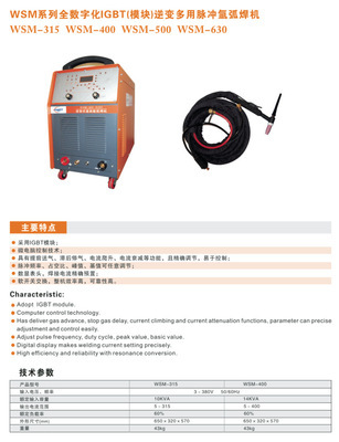 無(wú)錫市東新WSM-315逆變焊機(jī) 全數(shù)字技術(shù)賦能的多功能焊接解決方案